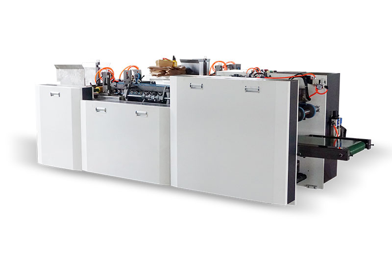 HBJ-D300全自動(dòng)西點(diǎn)紙盒成型機(jī)（上膠、折邊、成型一體機(jī)）